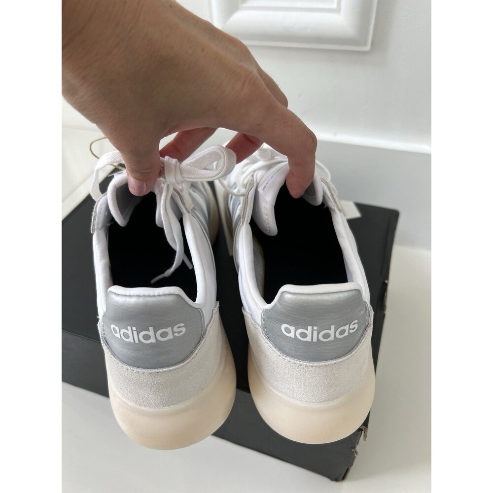 Adidas Barreda Decode Sneaker Tennis Shoes White Silver JI2321 Women’s Size 11 - Picture 12 of 12